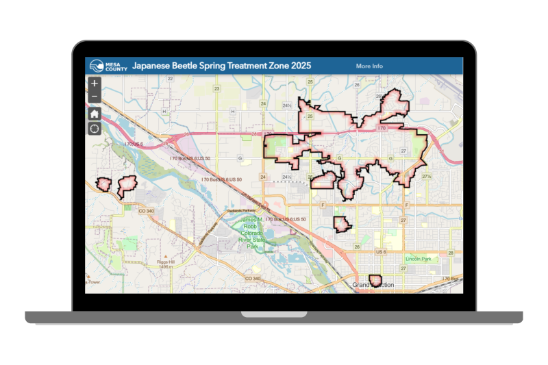 Preview of the 2025 Japanese Beetle Treatment Zone App