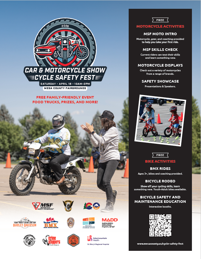 Flyer for Crime Stoppers Car Show and Cycle Safety Fest