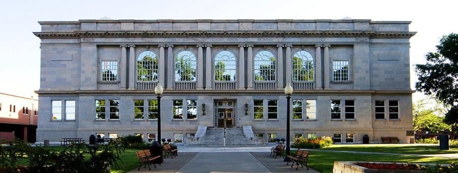 A picture of the old Mesa County Courthouse, 544 Rood Ave.