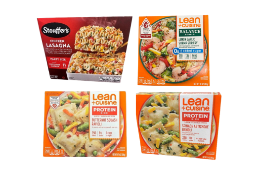 Image of frozen meals that are part of a national recall.