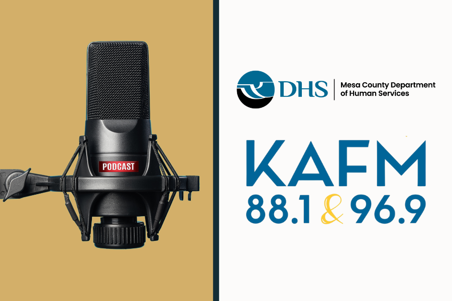 KAFM Radio and Workforce Center logo