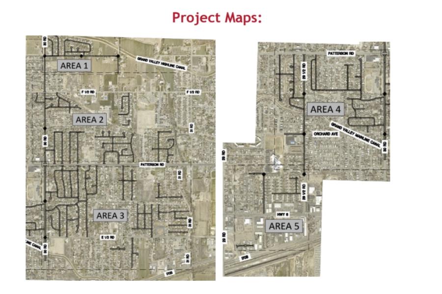 A project map in Mesa County, CO. 