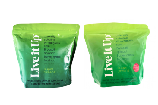 Live It Up Super Greens products 
