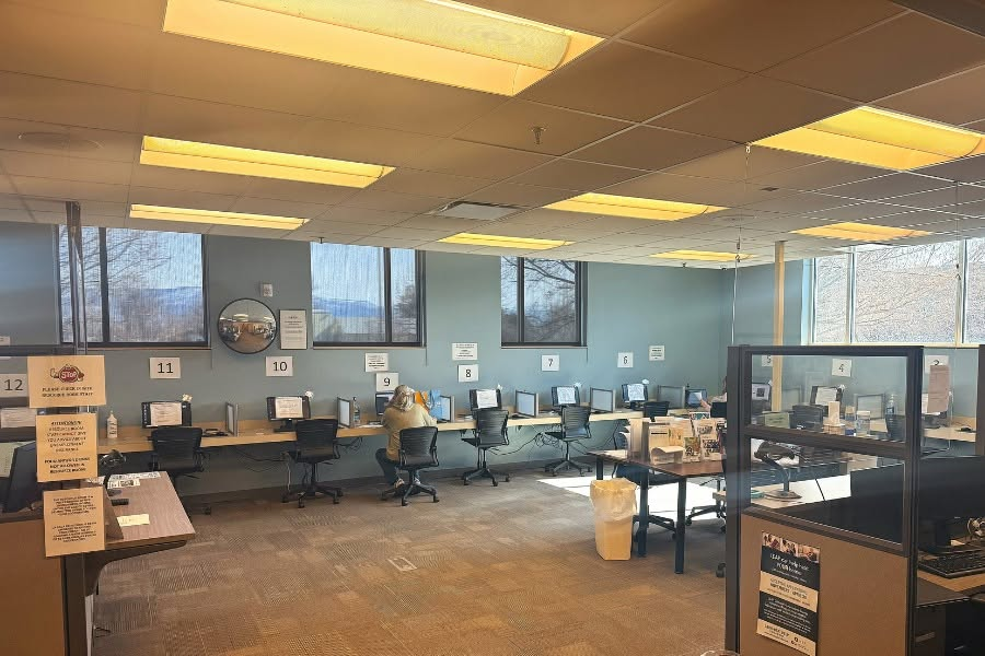 Mesa County Workforce Center resource room image.